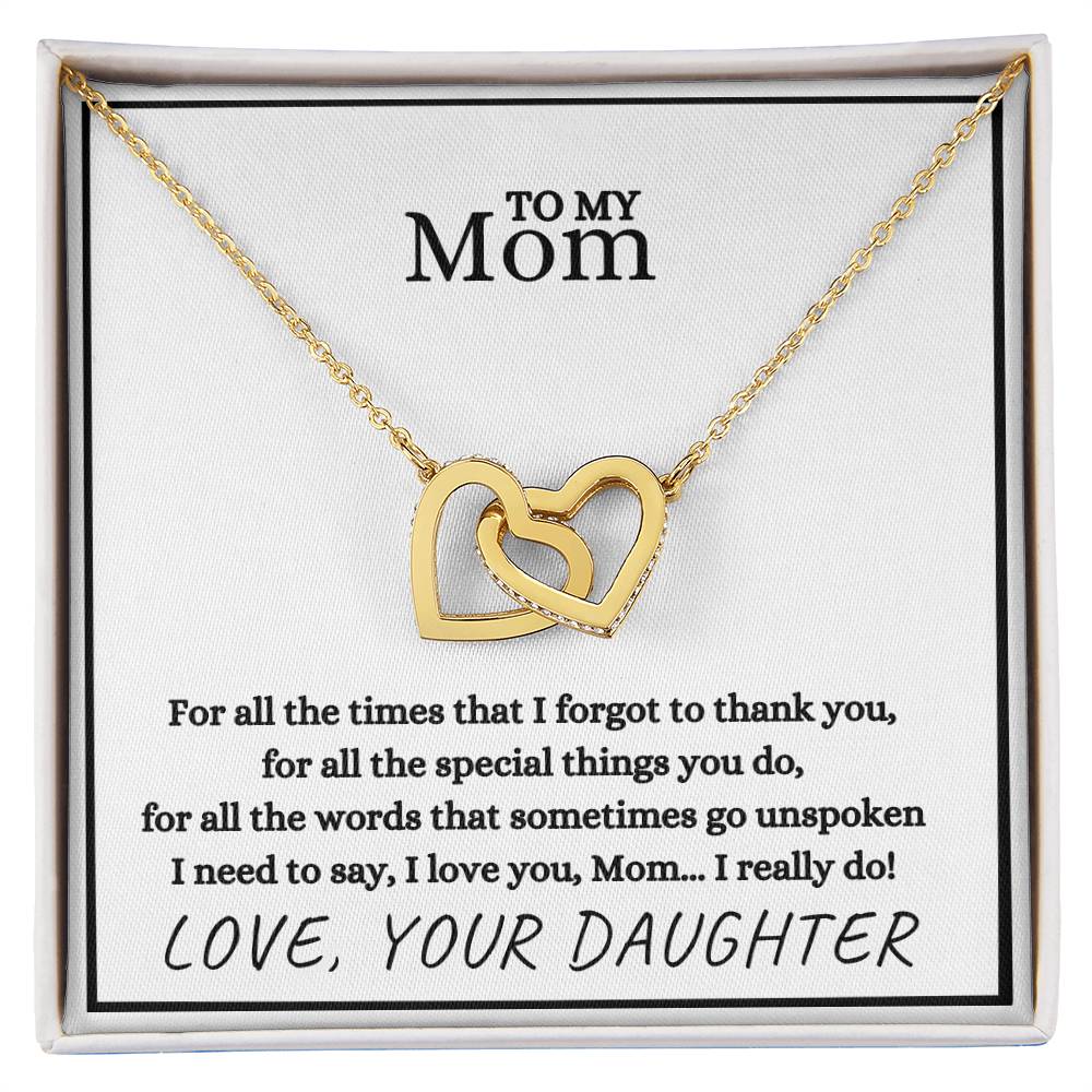 To mom from daughter